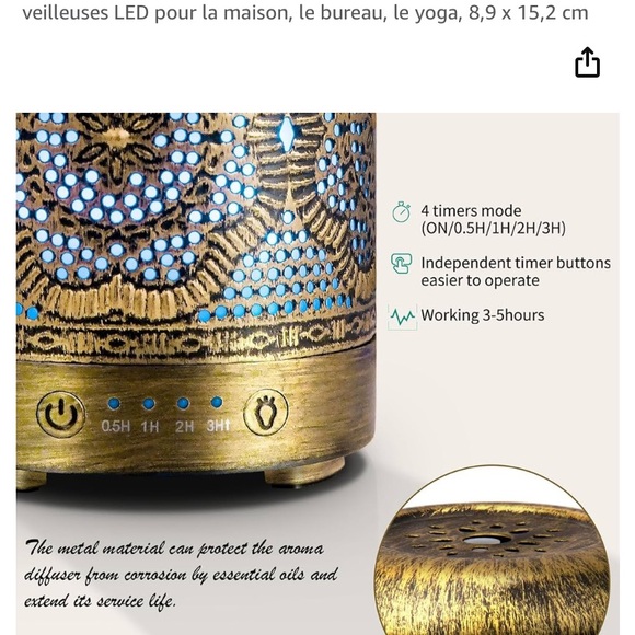 COPY - Diffuserlove essential oil diffuser 100ml aromatherapy. - Picture 5 of 5